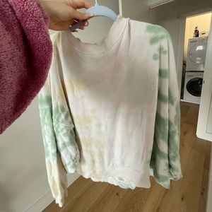 Light pink tye dye sweatshirt